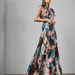 Ted Baker Supernatural satin maxi dress